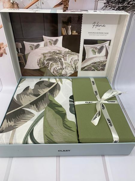 Постельное белье из ранфорса Clasy Hena v2 евро 1005100 фото