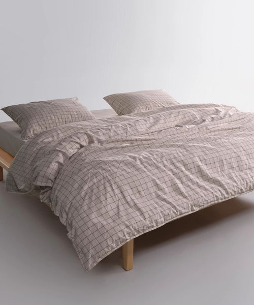 Постільна білизна Limasso Stonewashed Ranforse євро Inara Oxford Tan 41605-К фото