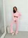 Домашній костюм Кофта + Штани, рожевий S/M 152r фото 4