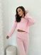 Домашній костюм Кофта + Штани, рожевий S/M 152r фото 2
