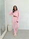Домашній костюм Кофта + Штани, рожевий S/M 152r фото 3