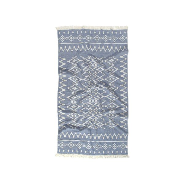 Пляжний рушник Barine Pestemal - Kilim 90*160 Denim синій Бавовна 100% 2000022078993 фото