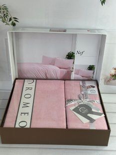 Постільна білизна Romeo Home Poplin Nef розмір євро 6122 фото