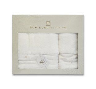 Подарочный набор махровых полотенец Pupilla Vita Krem 100% Хлопок 30539-Krem фото