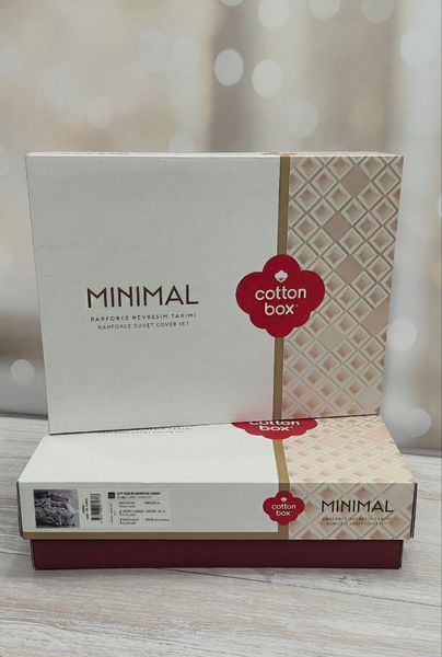 Постільна білизна Cotton Box Minimal Maro Dried Rose ранфорс євро 1002870 фото