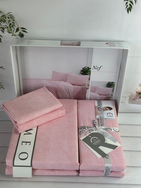 Постільна білизна Romeo Home Poplin Nef розмір євро 6122 фото