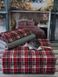 Фланелева постільна білизна Belizza Flanel CLASSICAL RED 5299 фото 1