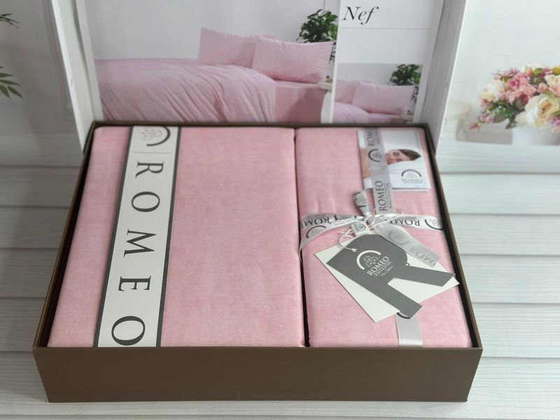 Постільна білизна Romeo Home Poplin Nef розмір євро 6122 фото