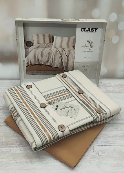 Постельное белье Clasy Native Imre v2 евро 10040690- фото