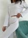 Домашній костюм Кофта + Штани, білий S/M 152w фото 8