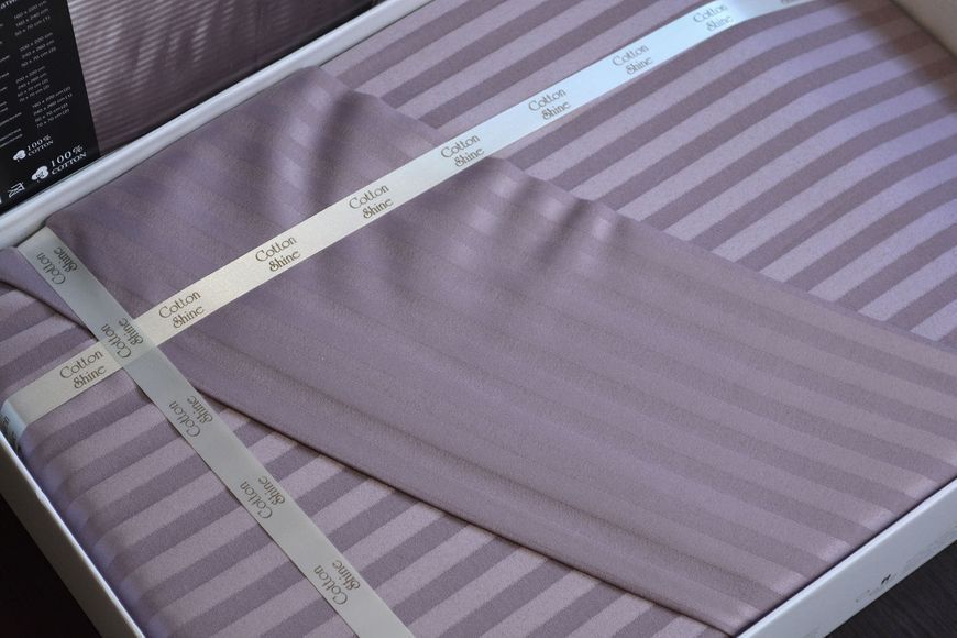 Постельное белье Cotton Shine Stripe Satin евро Murdum 40486-К фото