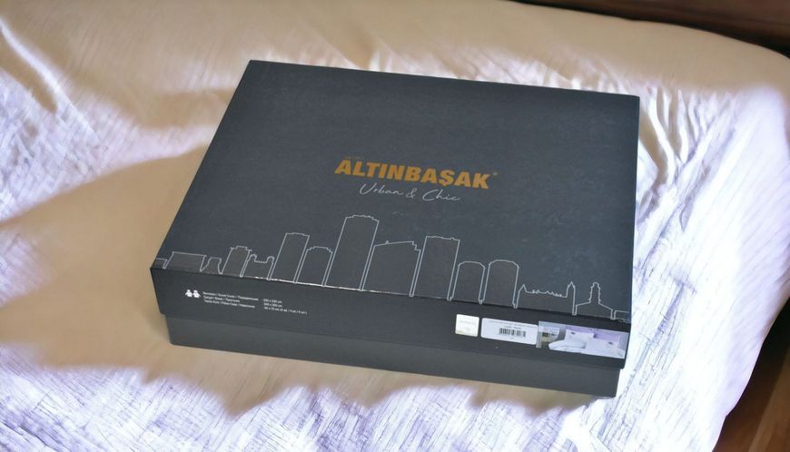 Постільна білизна Altinbasak Poplin Infinity Breezeway євро 40464-К фото