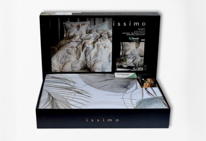 Комплект постільної білизни Issimo Digital Tencel Ashi євро 41001-К фото