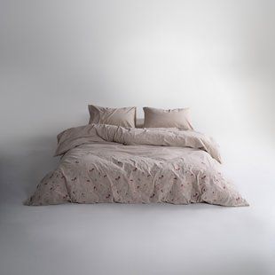 Постільна білизна Limasso Stonewashed Ranforse євро Garden de Fleur Oxford Tan 41636-К фото