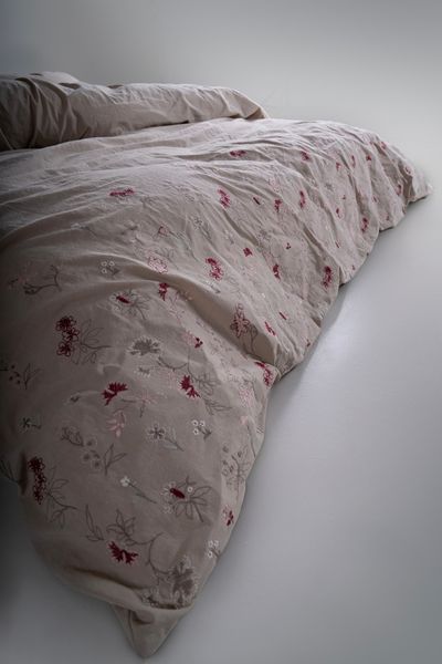 Постільна білизна Limasso Stonewashed Ranforse євро Garden de Fleur Oxford Tan 41636-К фото