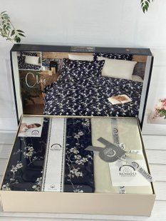 Постільна білизна євро Romeo Home Satin Class 6073 фото