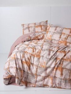 Фланелевое постельное белье Cotton Box Flanel Farida Kahve евро 1005663 фото