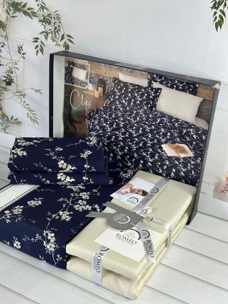Постільна білизна євро Romeo Home Satin Class 6073 фото