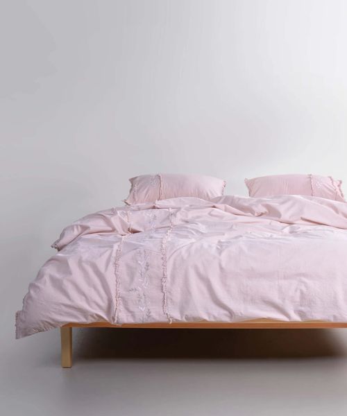 Постільна білизна Limasso Stonewashed Ranforse євро Lucyna Pristine 41645-К фото