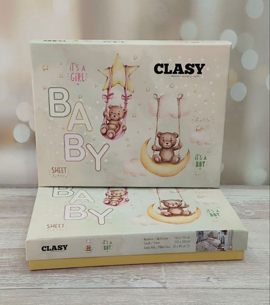 Постельное белье для новорожденных Clasy Teddy's ранфорс 10858854 фото