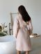 Женский вафельный халат COSY длинный, бежевый M 1222XL фото 5