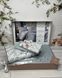 Постельное белье Belizza Satin евро Olivia mint 8878 фото 2