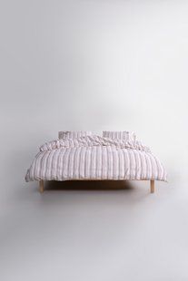 Постільна білизна Limasso Stonewashed Ranforse євро Lucca Kahve 41632-К фото