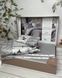 Постельное белье Belizza Satin евро Olivia grey 88363 фото 2