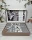 Постельное белье Belizza Satin евро Olivia grey 88363 фото 1