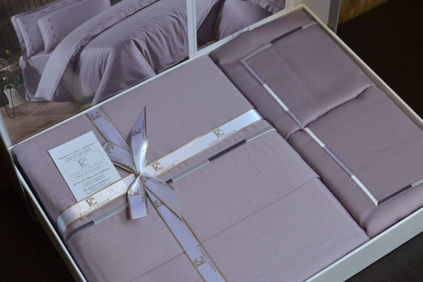 Постільна білизна First Choice V.I.P Satin Moonlight євро Claudio Lavender 40248-К фото