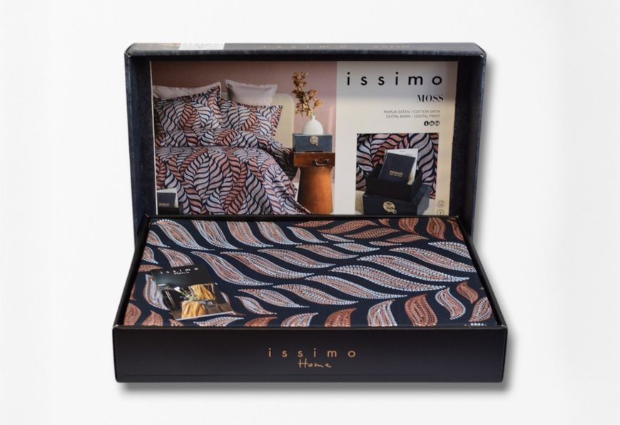 Комплект постільної білизни Issimo Digital Satin Moss євро 40817-К фото