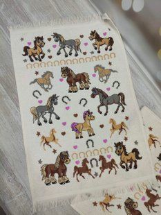 Набір 12шт.новорічних рушників Merry Christmas 40х60см 1001113 фото