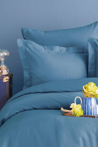 Постельное белье Issimo Simply Satin евро Sky Blue 40831-К фото