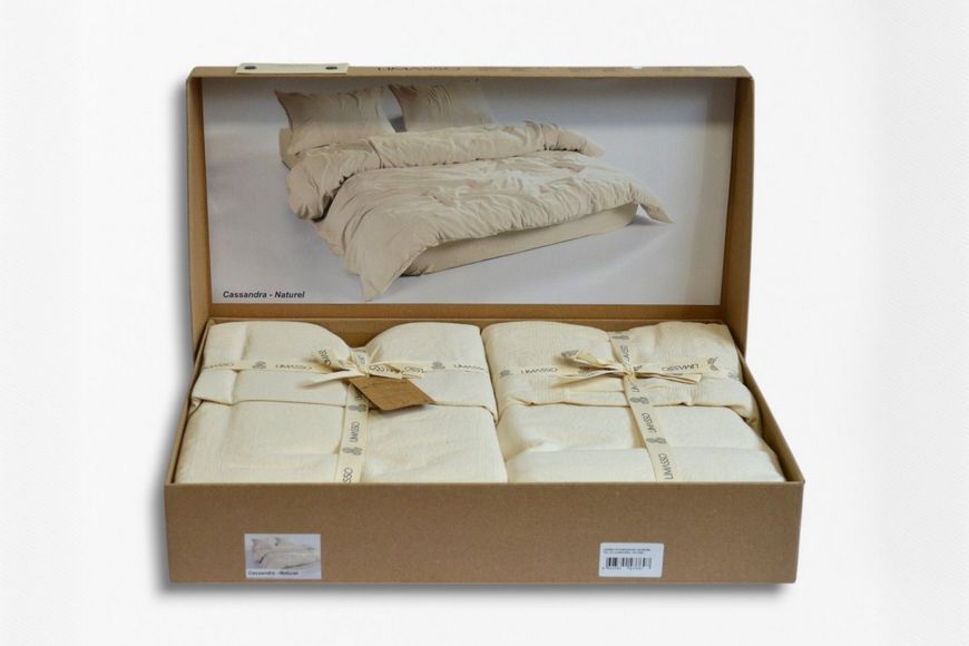 Комплект постельного белья евро Limasso Cassandra Cream 41074-К фото