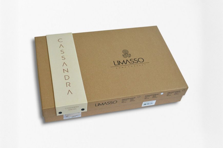 Комплект постельного белья евро Limasso Cassandra Cream 41074-К фото