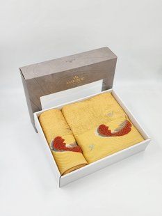 Подарочный набор полотенец Maribor 2 шт Piuma Hardal 30439-G фото