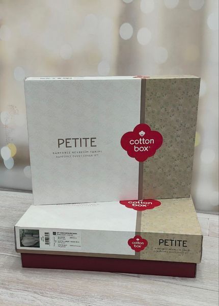 Постільна білизна Cotton Box Petite Lola Yesil ранфорс євро 1002883 фото