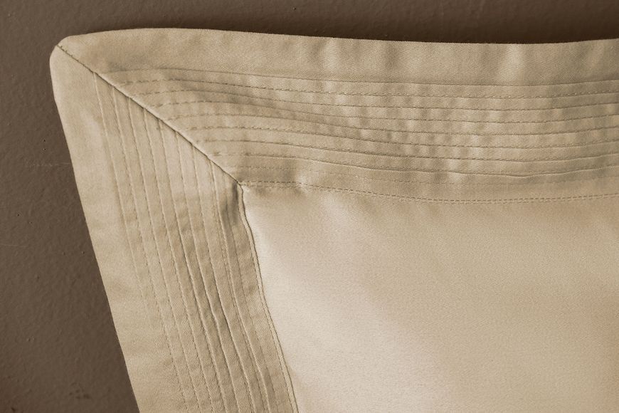 Комплект постельного белья Issimo Toned Craft Satin евро Talisker Beige 41663-К фото
