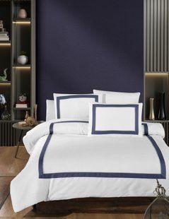 Постільна білизна First Choice Deluxe Satin євро Belezza White 40582-К фото