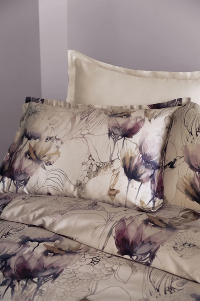 Комплект постільної білизни Issimo Digital Satin Viola євро 40819-К фото