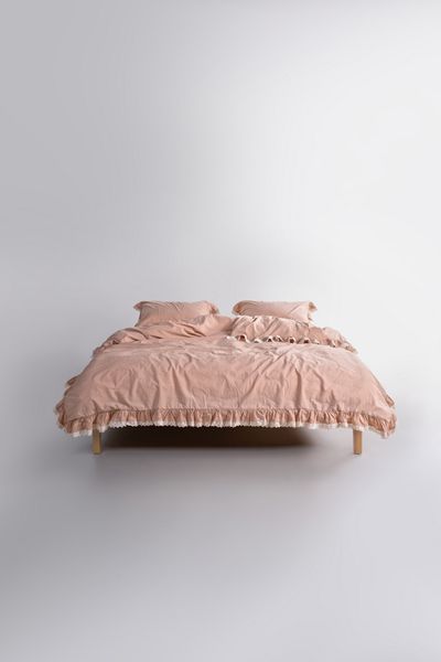 Постільна білизна Limasso Stonewashed Ranforse євро Dora Akdeniz Beji 41608-К фото