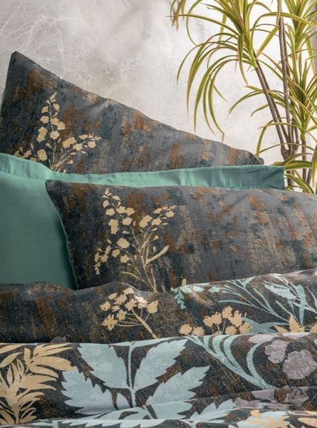Постельное белье евро размер Cotton Box Lux Satin Сlorasa Mint 1002884 фото