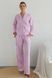 Піжамний бавовняний костюм з брюками Rose Plaid (XS/S) HL0073-32-69 фото 3
