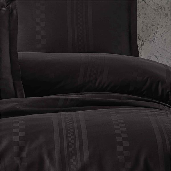Постельное белье евро размер Clasy Satin Capital V1 антрацит 1005601 фото