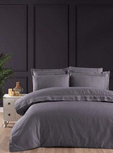 Постільна білизна First Choice V.I.P Satin Moonlight євро Gomez Quicksilver 40252-К фото