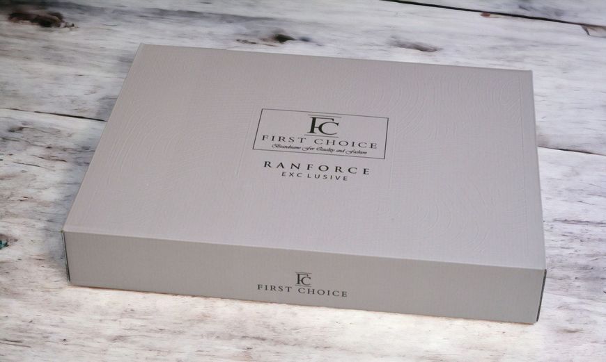 Постільна білизна First Choice Ranforce євро Alfeo Aura 40509-К фото