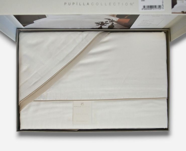 Постільна білизна Pupilla Exclusive Satin Lara Ekru євро 41184-К фото