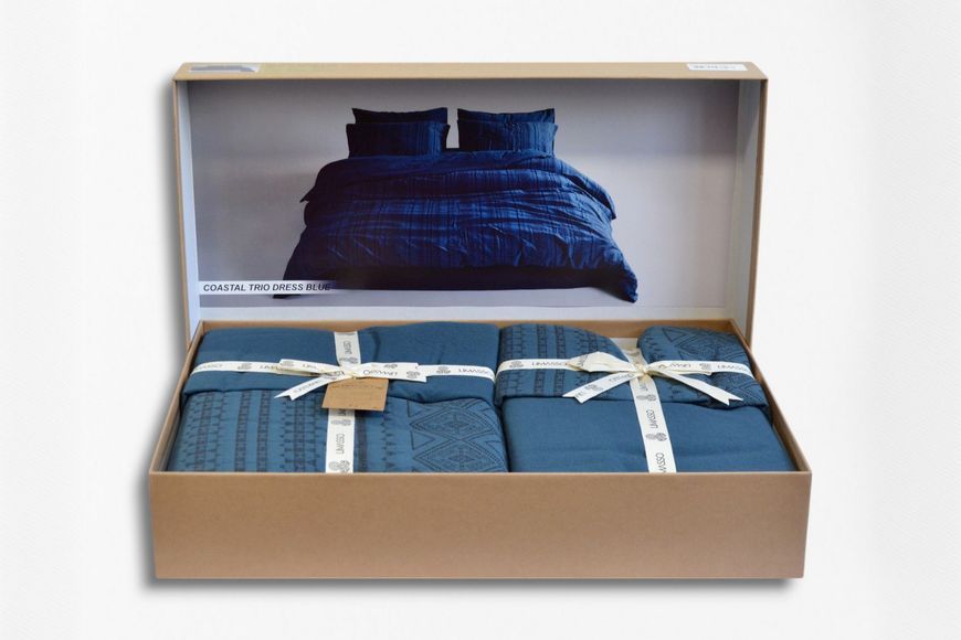 Комплект постільної білизни євро Limasso Coastal Trio Dress Blue 41102-К фото