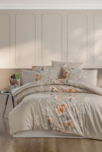 Постільна білизна First Choice Ranforce євро Annabel Cappucino 40514-К фото