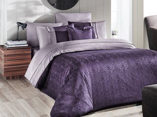 Постільна білизна First Choice V.I.P Satin Moonlight євро London Purple 1937-10-К фото